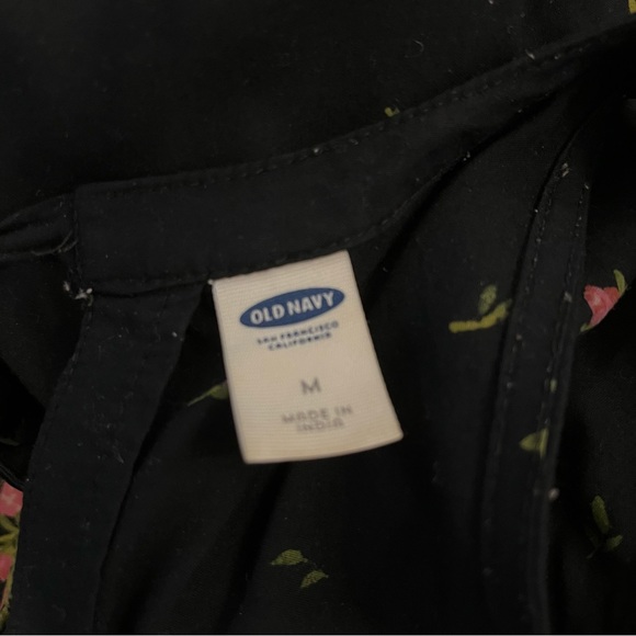 Old Navy Floral Dress Size M Summer Casual Regular Fit Ladies Flower Pattern - Picture 3 of 8